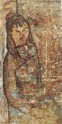 Amedeo Modigliani Femme assise tenant un verre (mk39) china oil painting artist